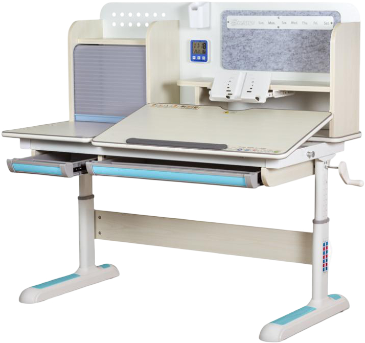 Парта шкільна Mealux Winnipeg Multicolor MG + BL (BD-630 MG + BL Multicolor)
